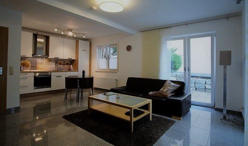 Möblierte 2-Zi "Single Wohnung" mit Wintergarten und EBK in Ludwigsburg/Tamm