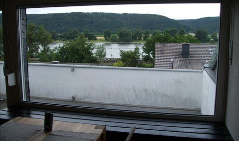 Bad Hönningen helle Wohnung im Dachgeschoß mit Rheinblick
