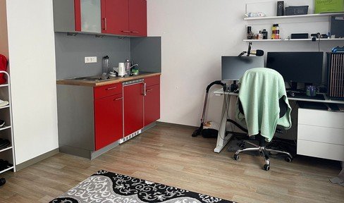 Exklusive und vollmöblierte 1-Zimmer-EG-Wohnung mit EBK in Nürnberg