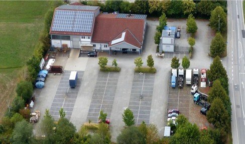 Production hall with offices and warehouse in best suburban location, divisible from 300m².