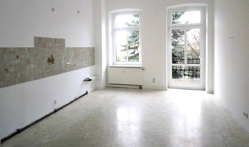 Attractive balcony apartment with shower/bathtub in Altenburg