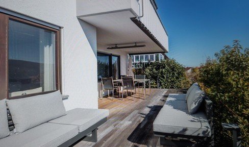 Exceptional lakeside apartment with large terrace on the Höri/Lake Constance