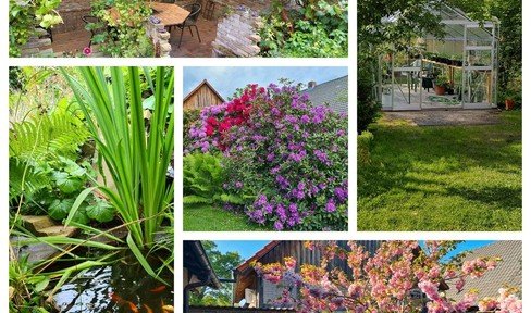 Mehrfamilienhaus Mehrgenerationenhaus Doppelhaus mit wunderschönem Garten und Werkstatt in Wietze