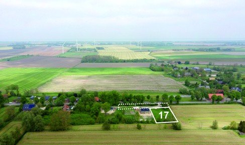 Large building plot near the North Sea resort of Otterndorf