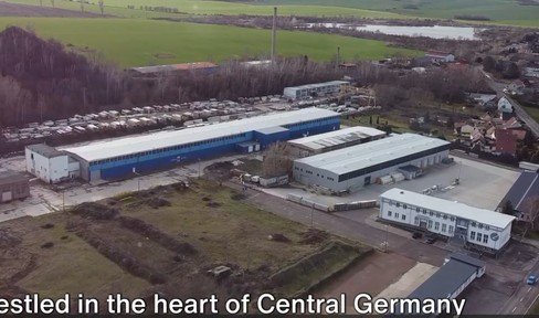 Production halls & warehouse with extension (near: Halle/Leipzig - A14): Sale or rental