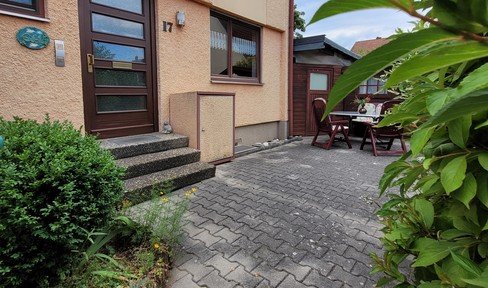 Row corner house with large garden in quiet location in the Trinity Quarter in Amberg