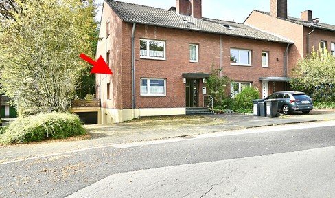 Chic maisonette with garage basement terrace in Recklinghausen for sale commission-free!
