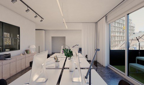 Loft-like office for architects, designers or start-ups
