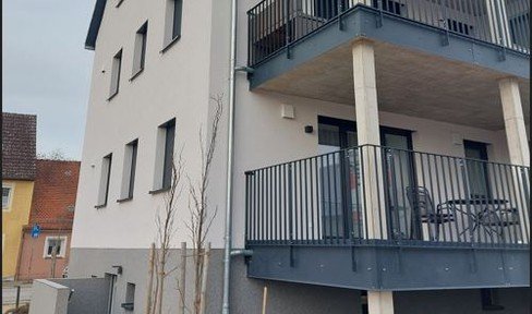 Modern 2-room apartment in Wassertrüdingen near Ansbach: New build with energy-efficient fittings