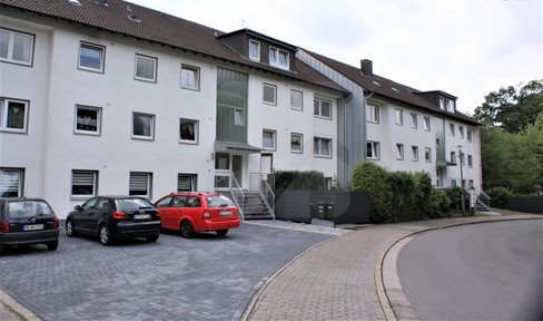 Lüdenscheid-Wettringhof: Renovated 3-room apartment with balcony and view of the countryside