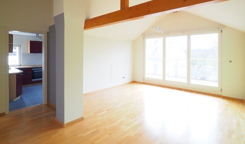 Provisionsfrei! 2-Zimmer-DG-Wohnung (58,02 m²) mit Balkon in ruhiger Ortsrandlage von Sasbach