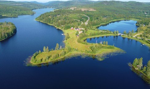 Halbinsel in unvergleichbarer Traumlage in Schweden auch als Kapitalanlage oder Voll-Existenz