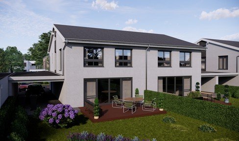 New-build detached house as KfW Efficiency House 40 EE
