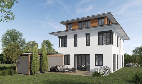 Pullach: family-friendly detached house, new build