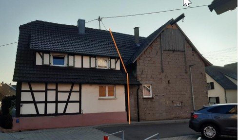 Listed half-timbered house with potential in Griesheim