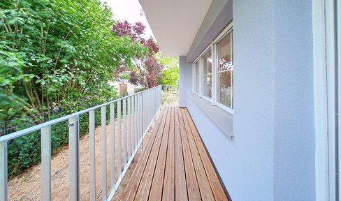 2-Zimmer-Wohnung in Erlangen mit Balkon & Garten von privat