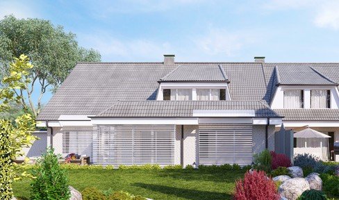 VILLA with indoor pool on the ground floor, 2 granny apartments, full basement, 3 garages-near the Teutoburg Forest