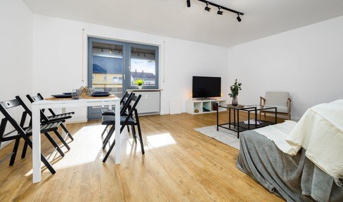 Freshly renovated 2-room apartment with south-facing balcony in Augsburg Haunstetten, commission-free