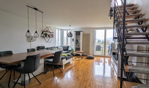 Exklusive 3,5 Zimmer Maisonette-Oase mit Panoramablick in Singen Nord