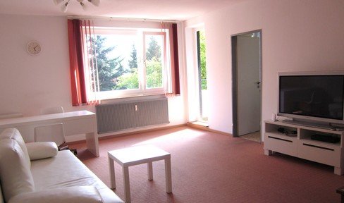 FREE OF PROVISION, 1-room apartment with sleeping alcove, loggia and district heating in top residential area