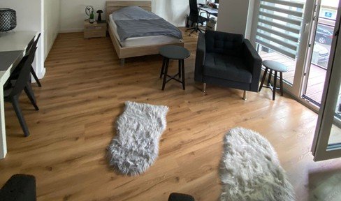 Living in Prinzencarre Krefeld - 1 room apartment with loggia