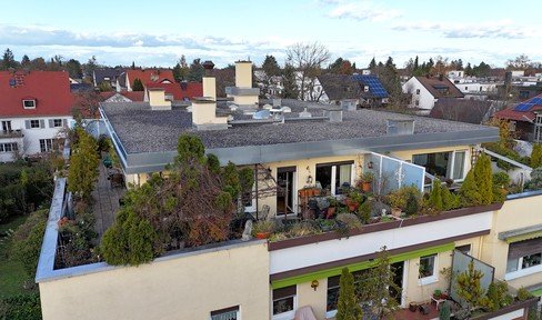 Fantastic south-west facing roof terrace in Obermenzing | 3-room | commission-free direct from the owner