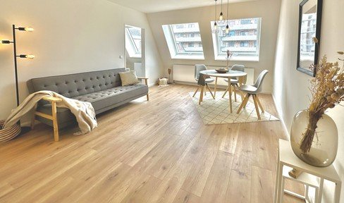 Freshly renovated 3-room apartment in the city center - commission-free - near Arcaden