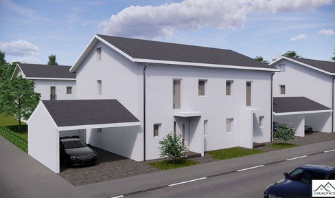 New build in a top location - Modern semi-detached houses in Deggendorf!