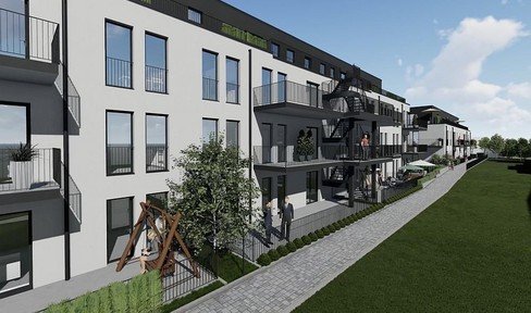 Modern south/west-facing condominium with 34 m² balcony in Trier-Kürenz.
