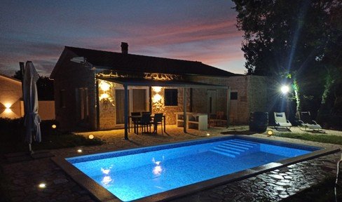 of private stone house in Istria / Croatia with pool