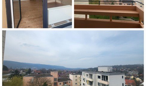 Bright 3-room apartment, 2 balconies with views over Bad Harzburg; own parking space, commission-free
