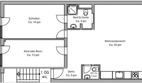 Mitten in Rüttenscheid - Renovierungsbedürftige 3 Zimmer Wohnung mit 2 Balkonen und TG Stellplatz