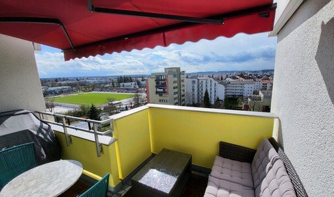 Fully furnished 3-room apartment with far-reaching views