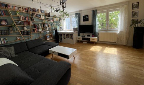 Bright 3.5 room apartment with garden & balcony - commission-free