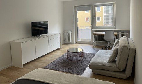 Renovated apartment with quiet south-facing balcony - commission-free