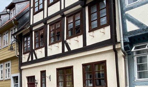 Beautiful half-timbered house in a prime city center location