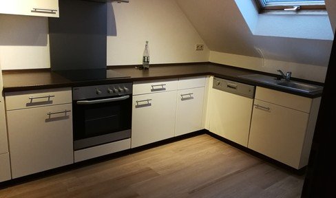 Bright, well-kept, central 2-room apartment with kitchen in Leo-Höfingen-also for commuters