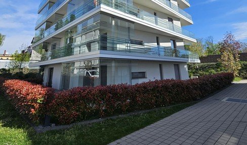 Exclusive apartment on the RHEINUFER garden+terrace+parking space