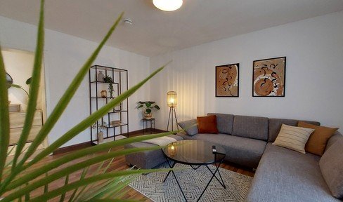 !Skilled workers/commuters! The most beautiful furnished apartment in Erlangen with balcony!