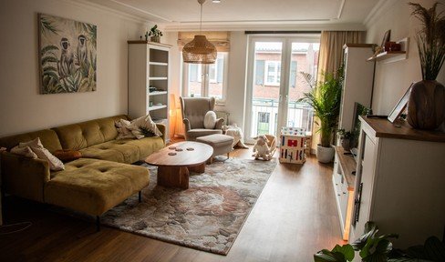 Beautiful 4-room apartment with spacious roof terrace for sale in Finkenwerder Altstadt