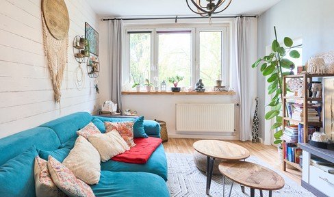 Feel-good oasis with charm: Cozy 3-room apartment is looking for a new owner