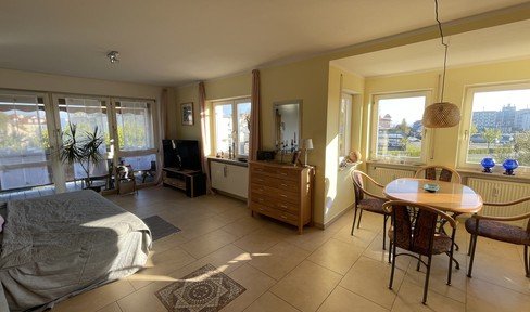 Very bright and beautiful 2-room apartment in an exceptional location with sea views ...