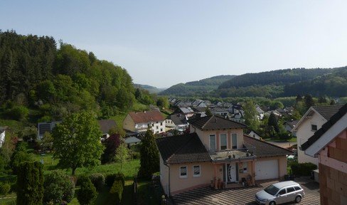 Top attic apartment with roof terrace and great views in an energy-saving house suitable for the elderly in a beautiful location in Trassem