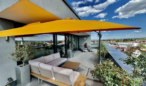 Exclusive penthouse masionette with panoramic skylounge, commission-free
