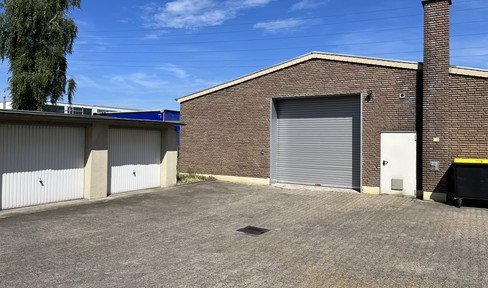 Warehouse 180 m² with approx. 500 m² open space