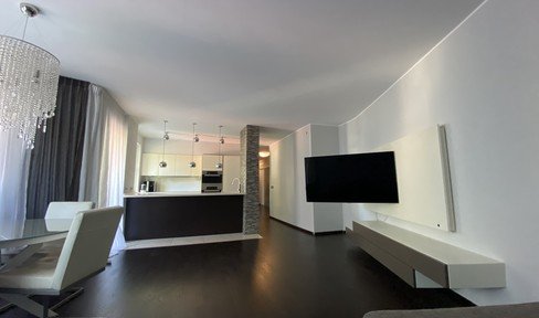 High-quality furnished quiet 3-room apartment | 80 sqm | optimal connection