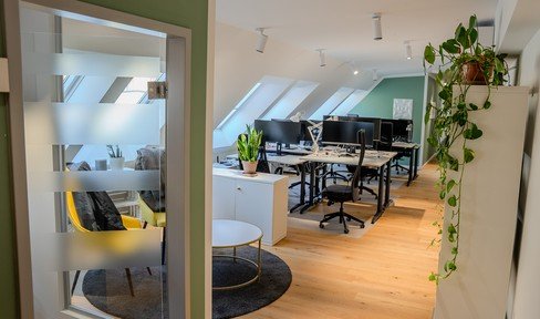 (Fully equipped) shared office space in Bergmannkiez: individual spaces or entire areas can be rented