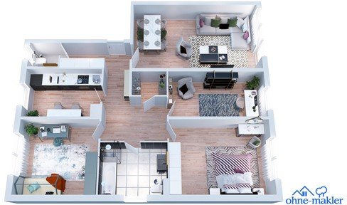 Schön geschnittene Eigentumswohnung in bevorzugter Wohnlage von Eppelheim