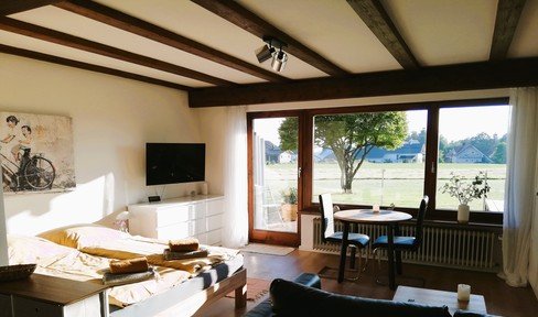 From 01.09.24: Beautiful, fully equipped apartment, terrace, garden, parking space