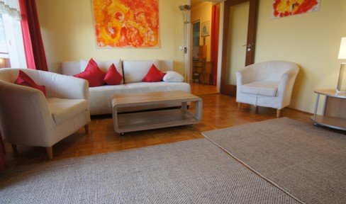 Furnished, completely modernized apartment 69.33 sqm with distant view, air conditioning, balcony